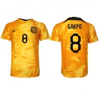 Camisa de time de futebol Holanda Cody Gakpo #8 Replicas 1º Equipamento Mundo 2022 Manga Curta
